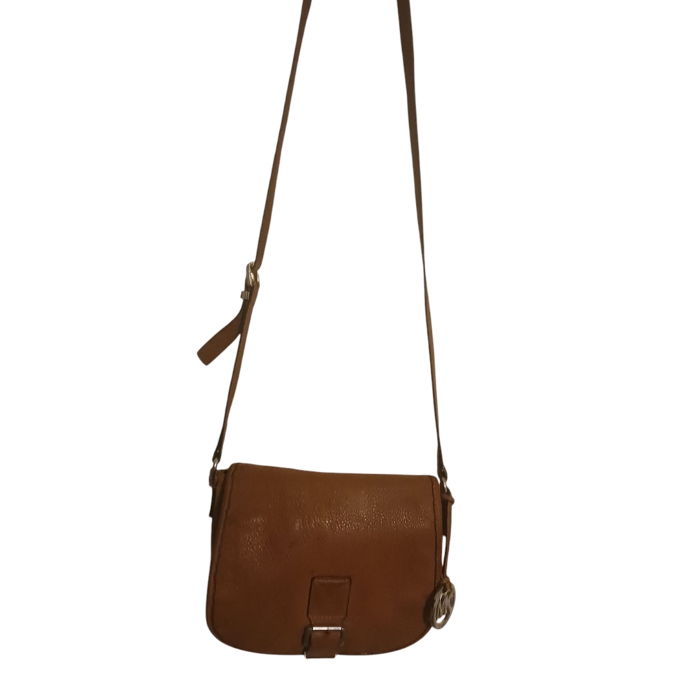 Michael Kors Brown Crossbody Bag with Flap Closure